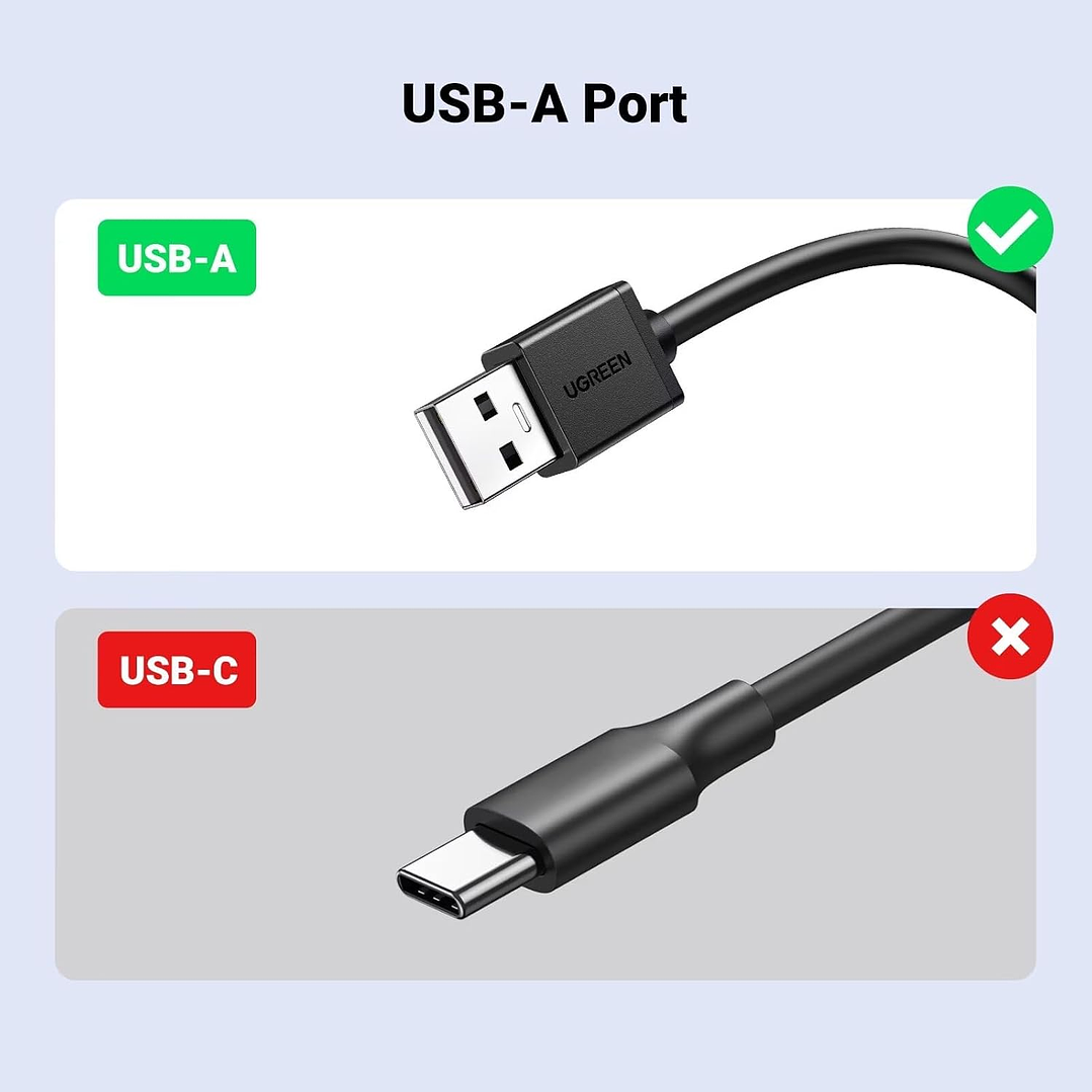UGREEN USB-A to Ethernet Adapter, 10/100 Mbps Network Adapter, RJ45 Wired LAN Internet Adapter 2