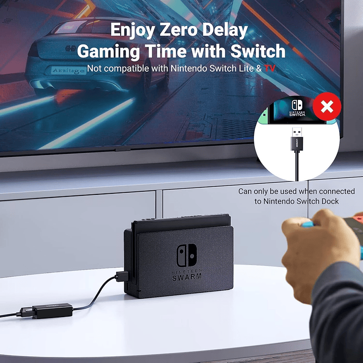 UGREEN USB-A to Ethernet Adapter, 10/100 Mbps Network Adapter, RJ45 Wired LAN Internet Adapter 7