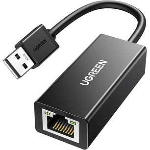 UGREEN USB-A to Ethernet Adapter, 10/100 Mbps Network Adapter, RJ45 Wired LAN Internet Adapter