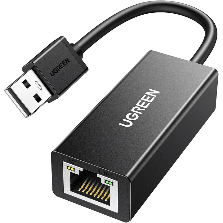 UGREEN USB-A to Ethernet Adapter, 10/100 Mbps Network Adapter, RJ45 Wired LAN Internet Adapter 1