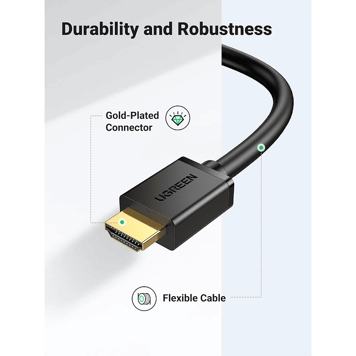 UGreen HDMI To DVI 2k Cable - 2M (Black)  3