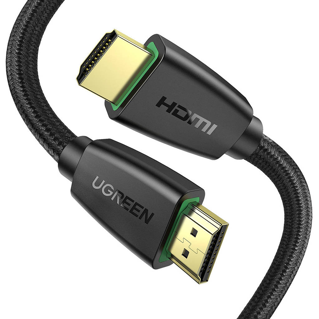 UGREEN HDMI CABLE VER 2.0 4K@60HZ WITH NYLON BRAID 1.5M (BLACK) 1