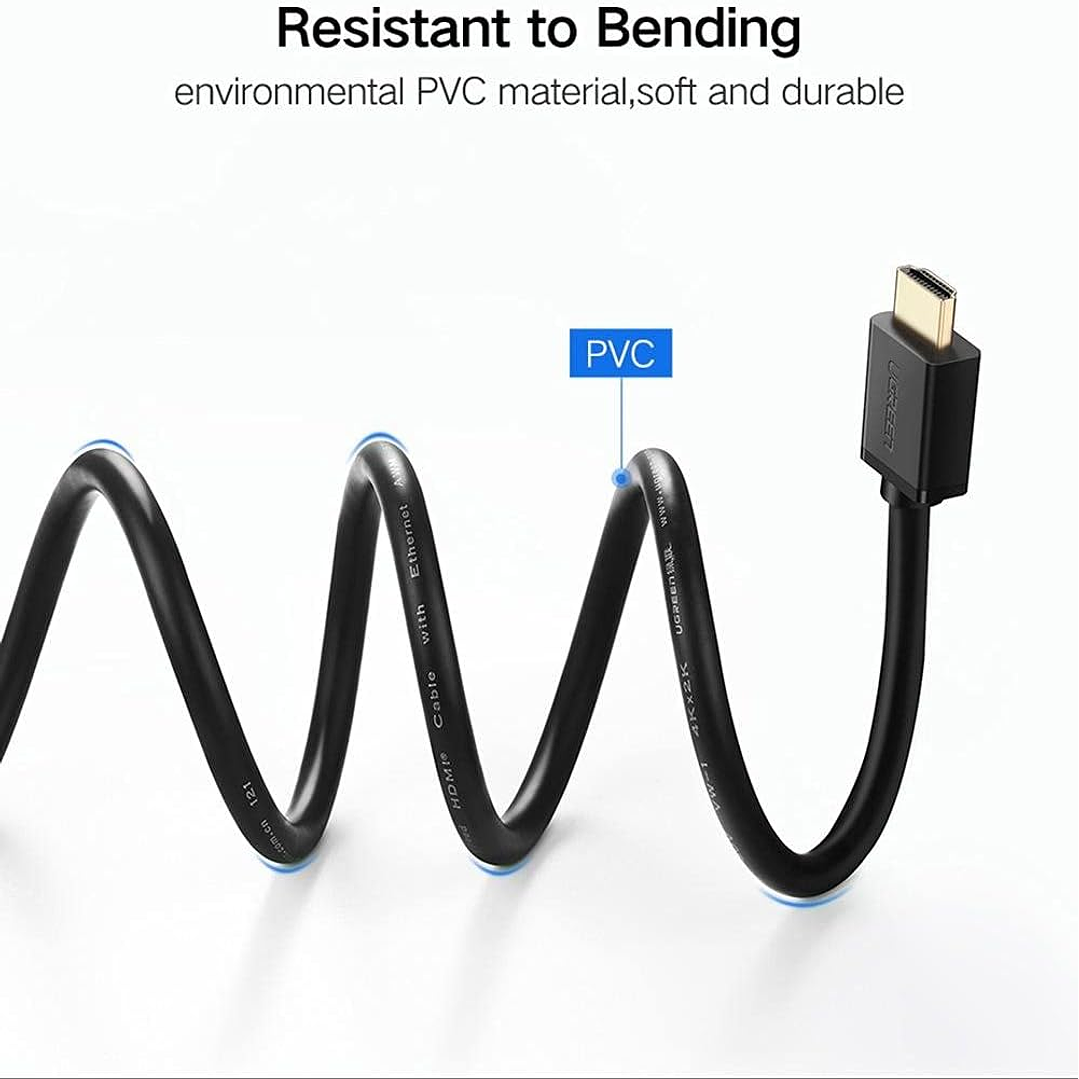 UGREEN HDMI 4K Male To Male Cable- 15M (Black)  4