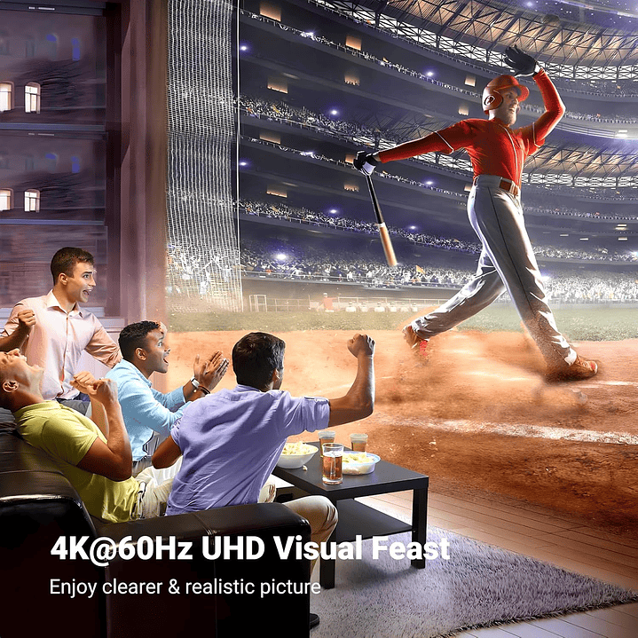 UGREEN HDMI Switch 4K@60Hz, Bi-Directional HDMI Switcher 2 in 1 Out HDMI Splitter 1 Input 2 9