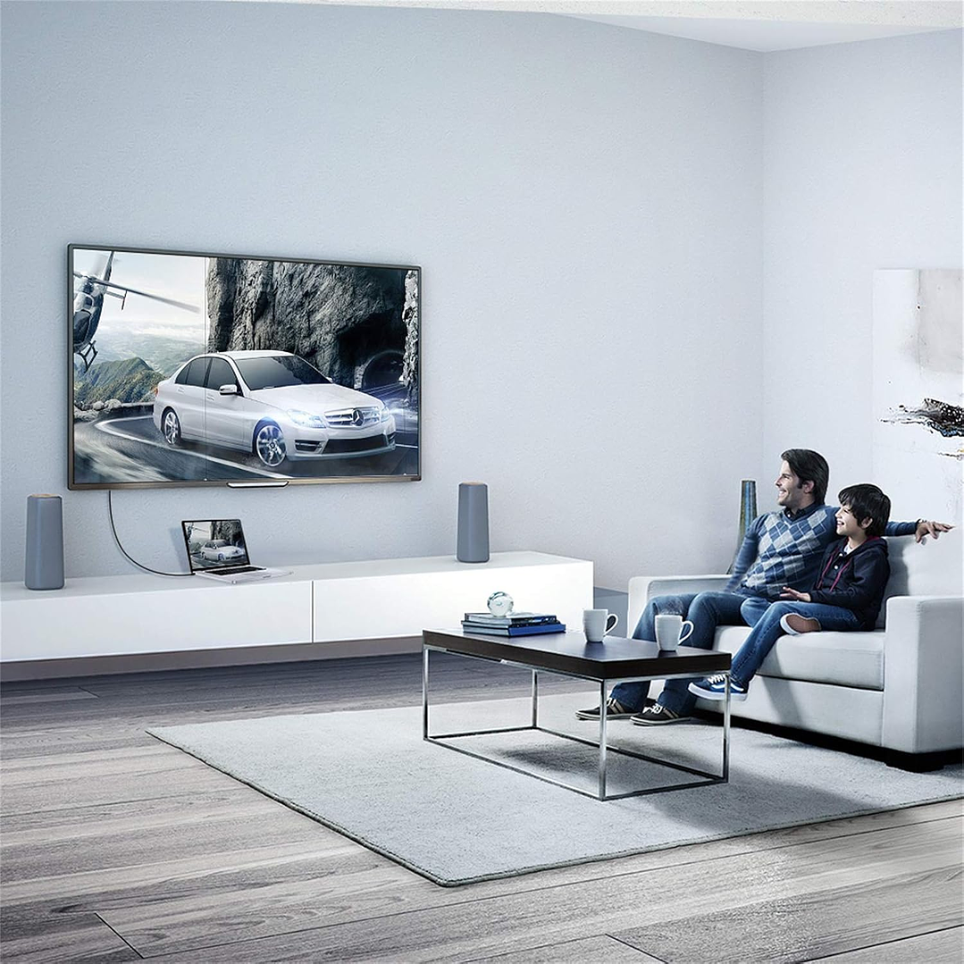 UGREEN Cabo DP Macho para Macho 1M (Preto) 5