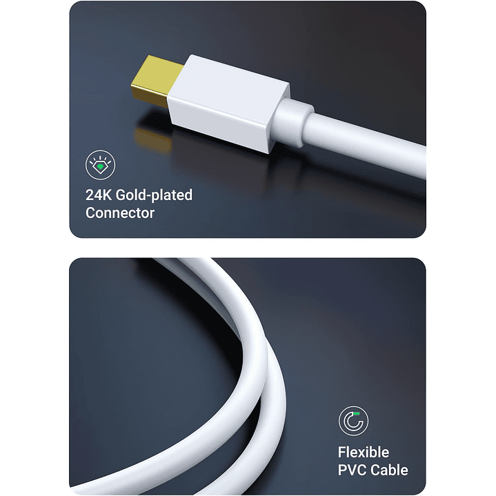 UGREEN MINI DP TO HDMI + VGA CONVERTER 2
