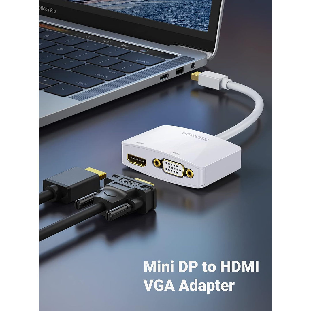 UGREEN MINI DP TO HDMI + VGA CONVERTER 5