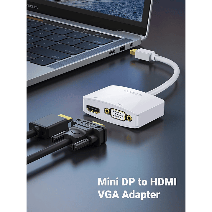 UGREEN MINI DP TO HDMI + VGA CONVERTER 5