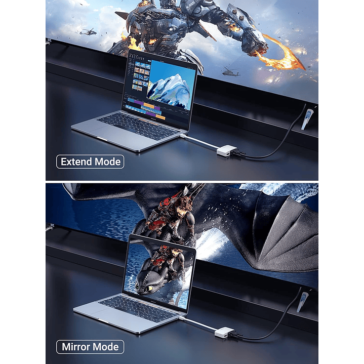 UGREEN MINI DP TO HDMI + VGA CONVERTER 8