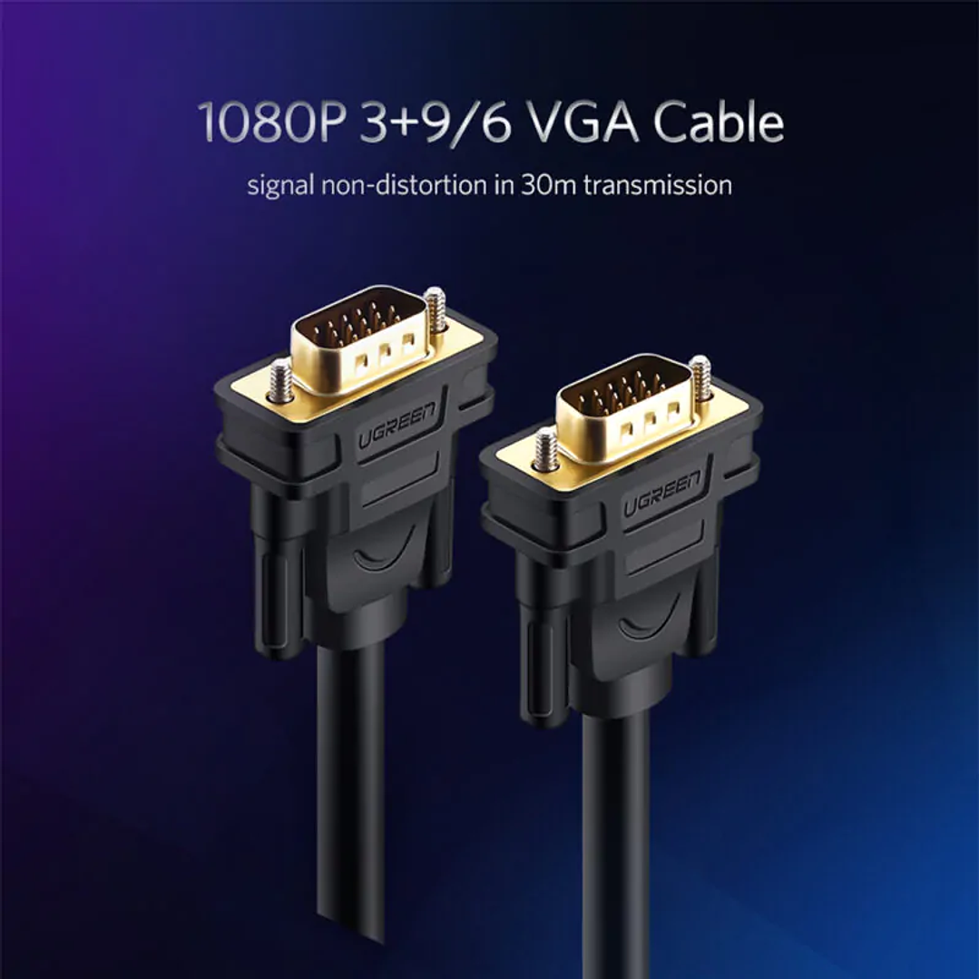 UGREEN Cabo VGA Macho para Macho 1,5 m  2