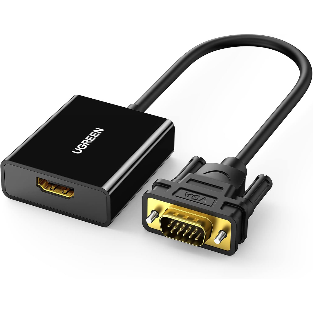 UGREEN VGA Male To HDMI Female Adapter With Audio & Power Supply  1