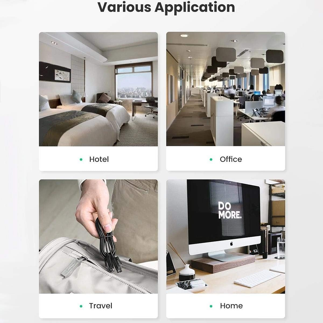 Ugreen Cat6A UTP Round&Ultra Slim Ethernet Cable Pure Copper 3M  7