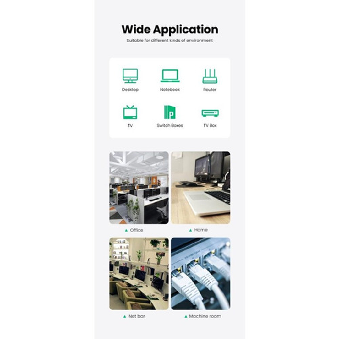 UGREEN Cat 5e Unshielded Pure Copper Cable 305m (Dark Gray) 2