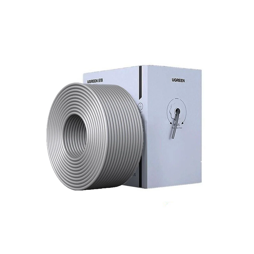 Ugreen  Unshielded Engineering Cable roll 305m Cat6 0.57mm Gray UTP Fluke test   1