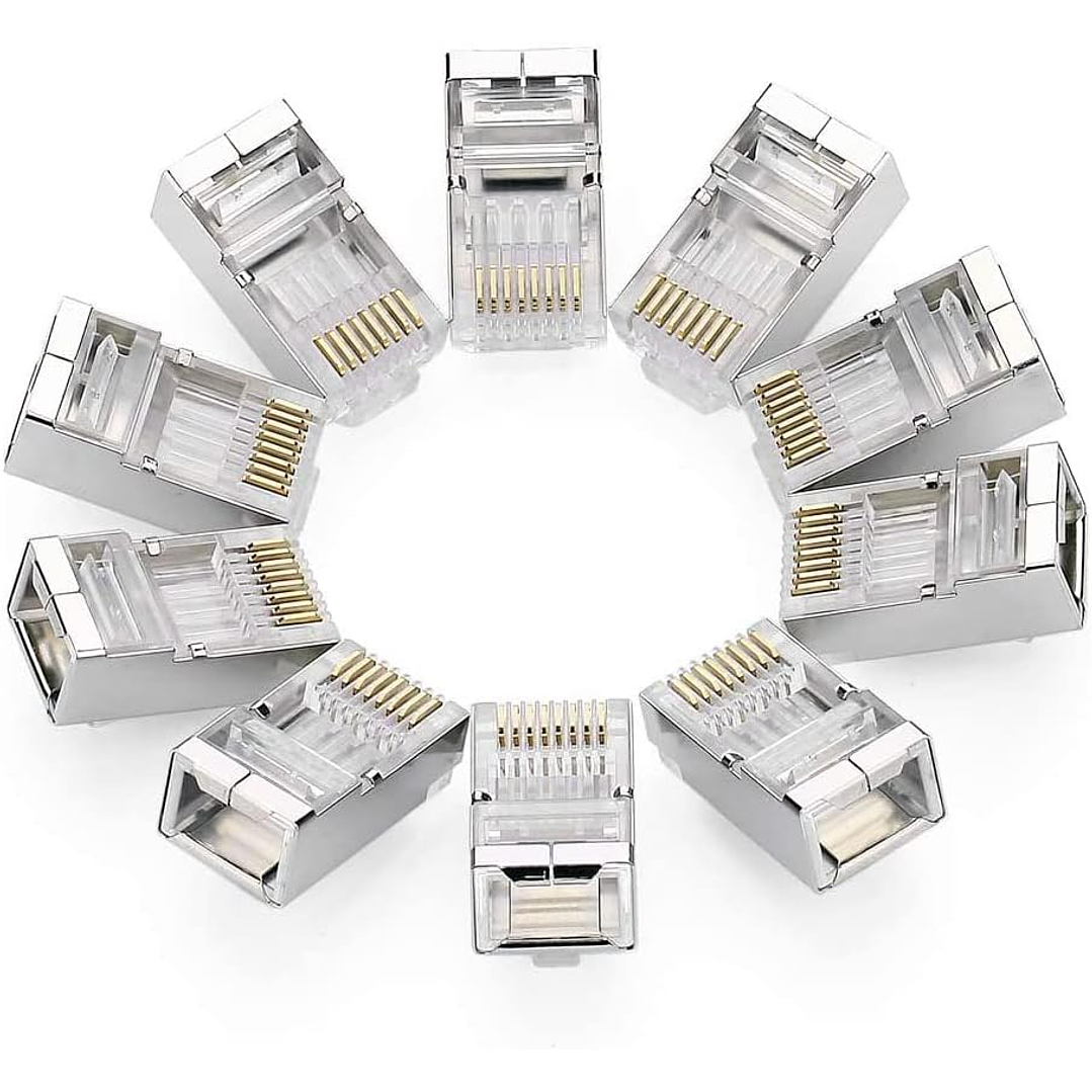 UGreen  RJ45 Cat6 Shield Connector Plug 10-Piece Set 1