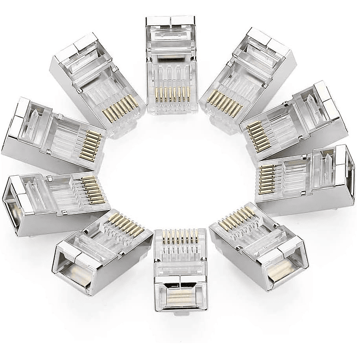 UGreen  RJ45 Cat6 Shield Connector Plug 10-Piece Set 1