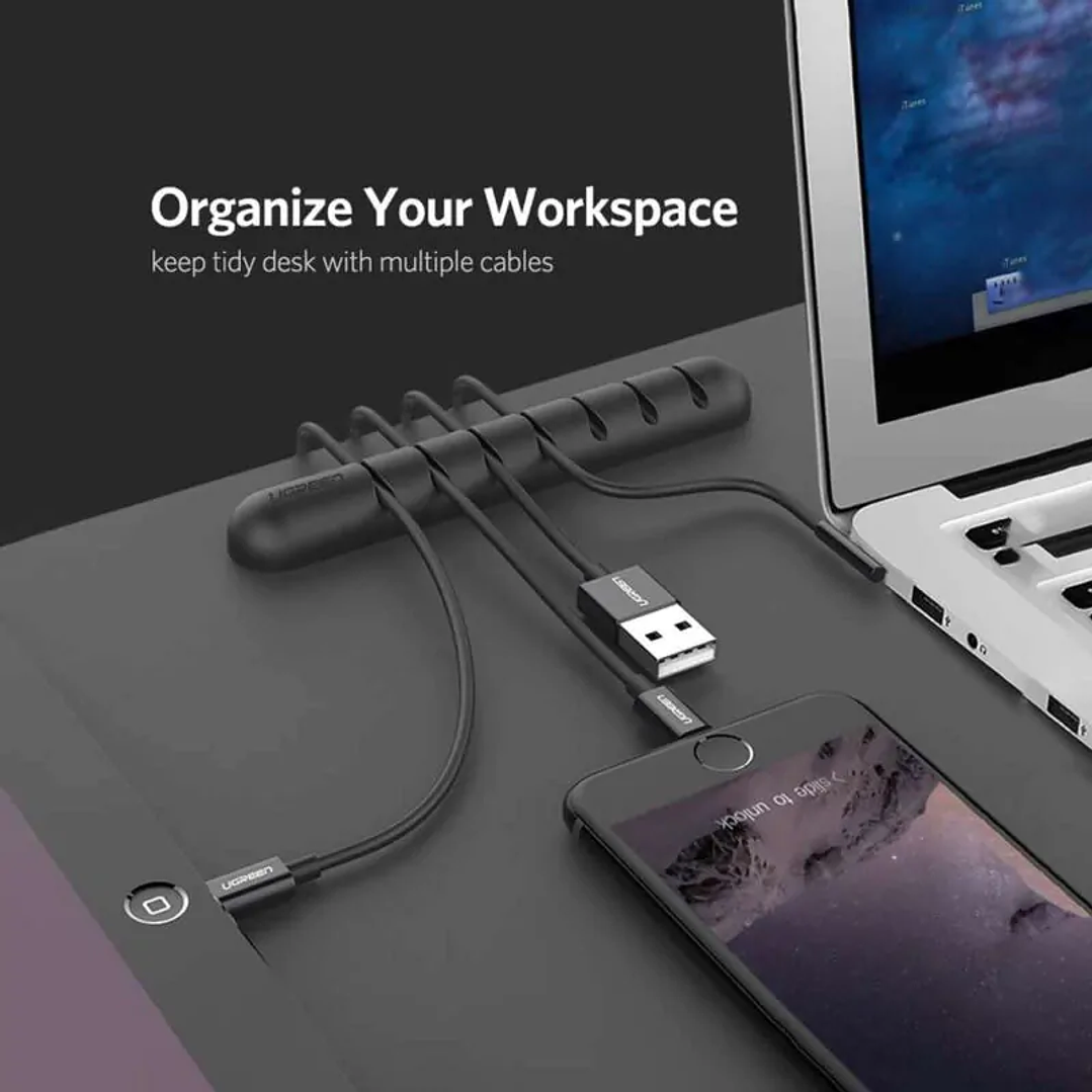UGREEN Cable Organizer (Black) 4