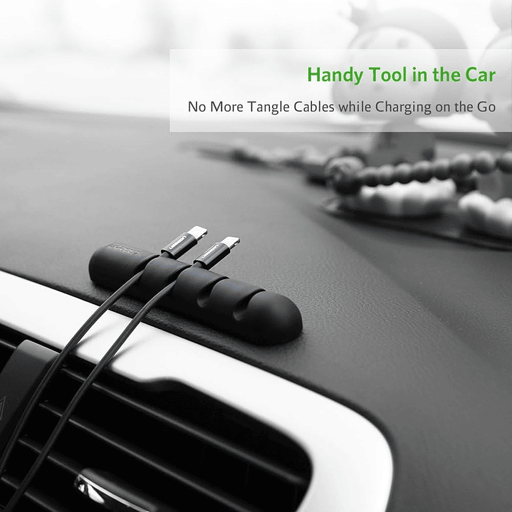 UGREEN Cable Organizer 2 Pack (Black) 4