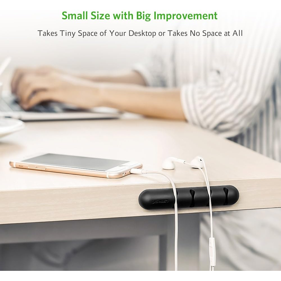 UGREEN Cable Organizer 2 Pack (Black) 6