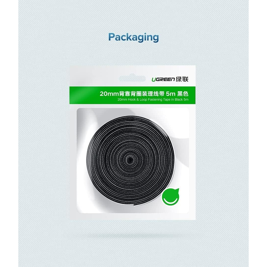 UGREEN Cable Organizer 2m (Black) 7