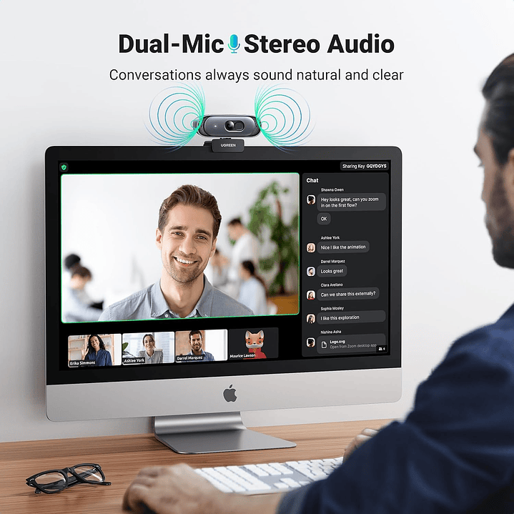 UGREEN 2K 30FPS Full HD Web Camera 2