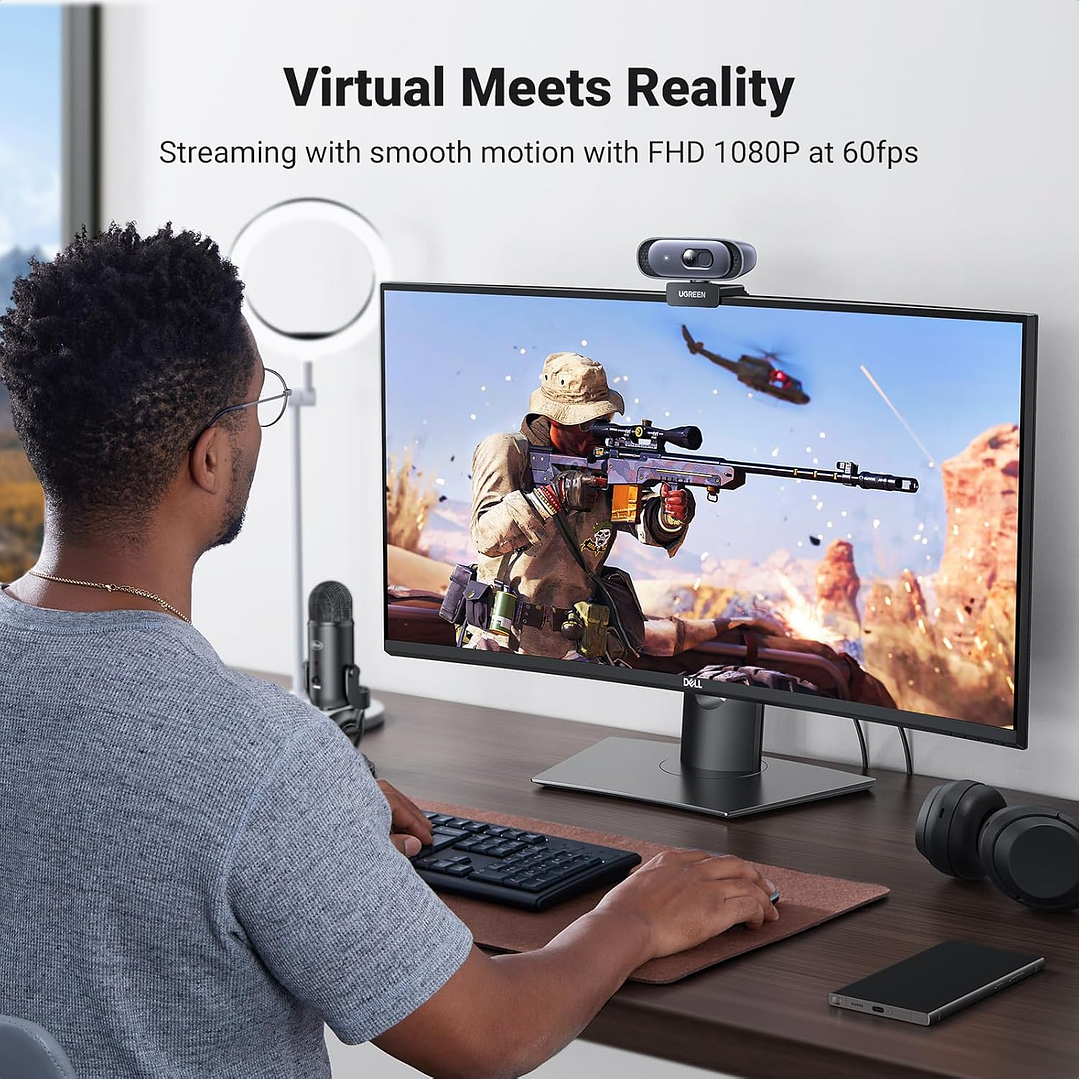 UGREEN 2K 30FPS Full HD Web Camera 6
