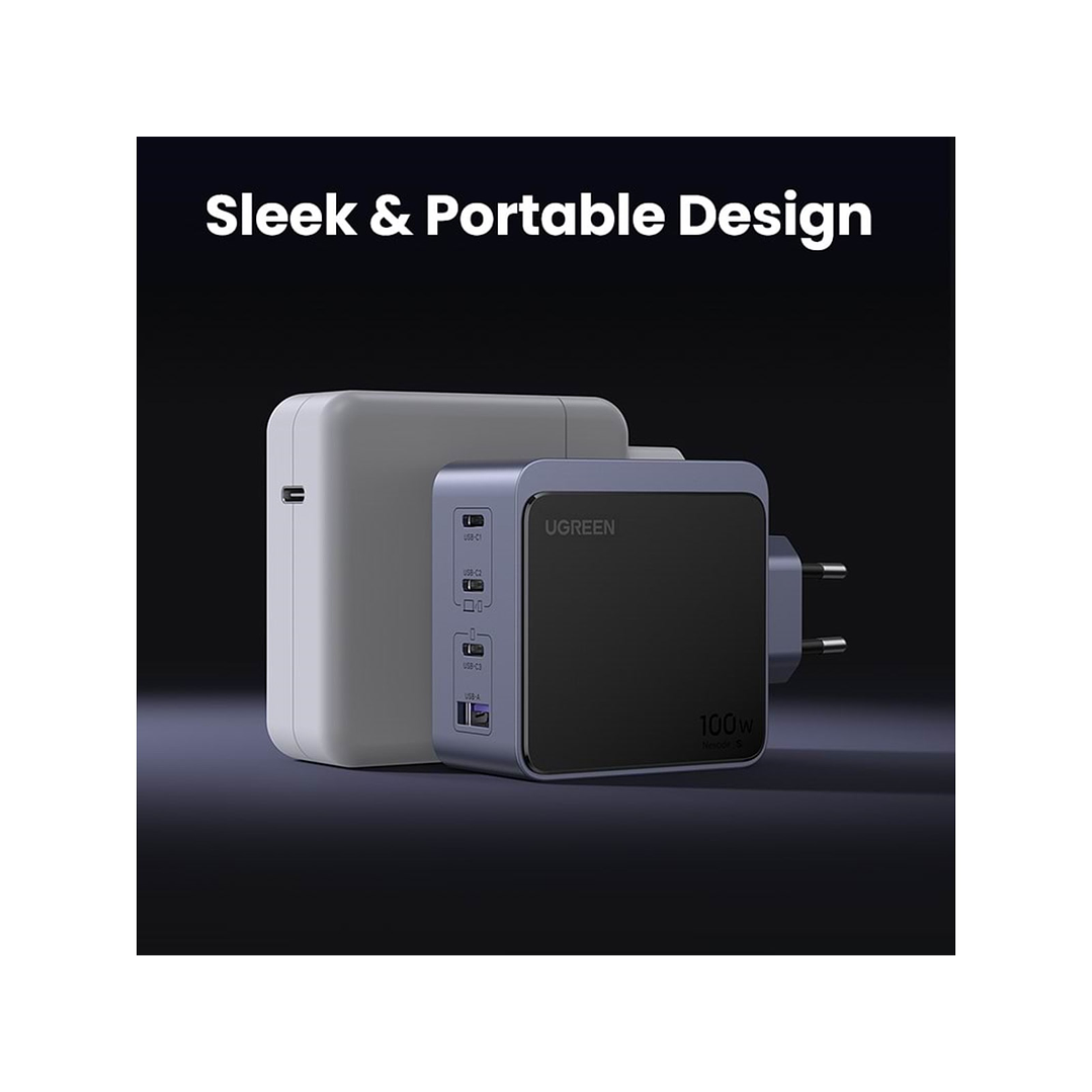 UGREEN Nexode S GaN Infinity 100W 1xUSB-A + 3xUSB-C Fast Charger  5