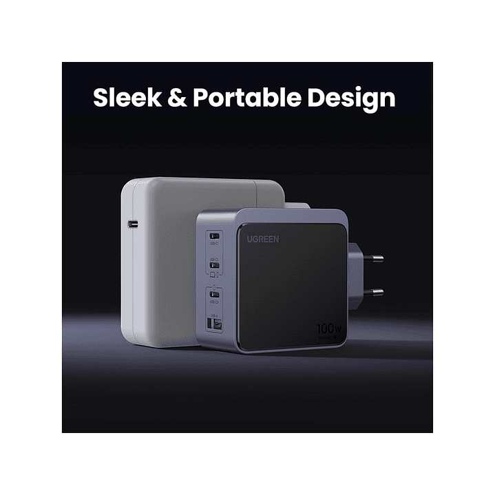 UGREEN Nexode S GaN Infinity 100W 1xUSB-A + 3xUSB-C Fast Charger  5