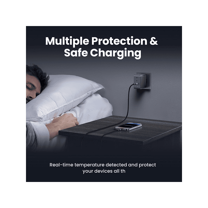 UGREEN Nexode S GaN Infinity 100W 1xUSB-A + 3xUSB-C Fast Charger  12