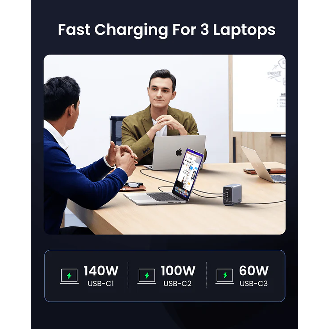UGREEN Nexode 300W 5-Port GaN Fast Charger 4