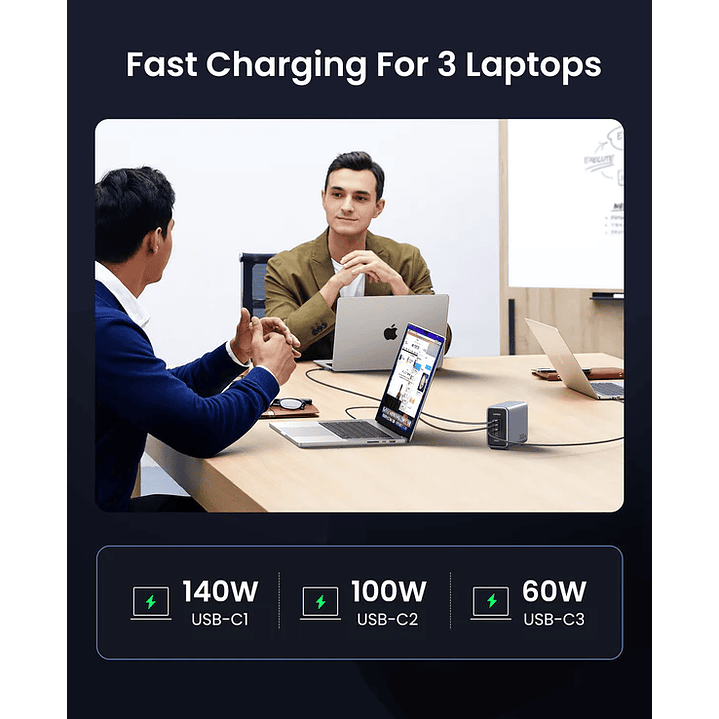 UGREEN Nexode 300W 5-Port GaN Fast Charger 4