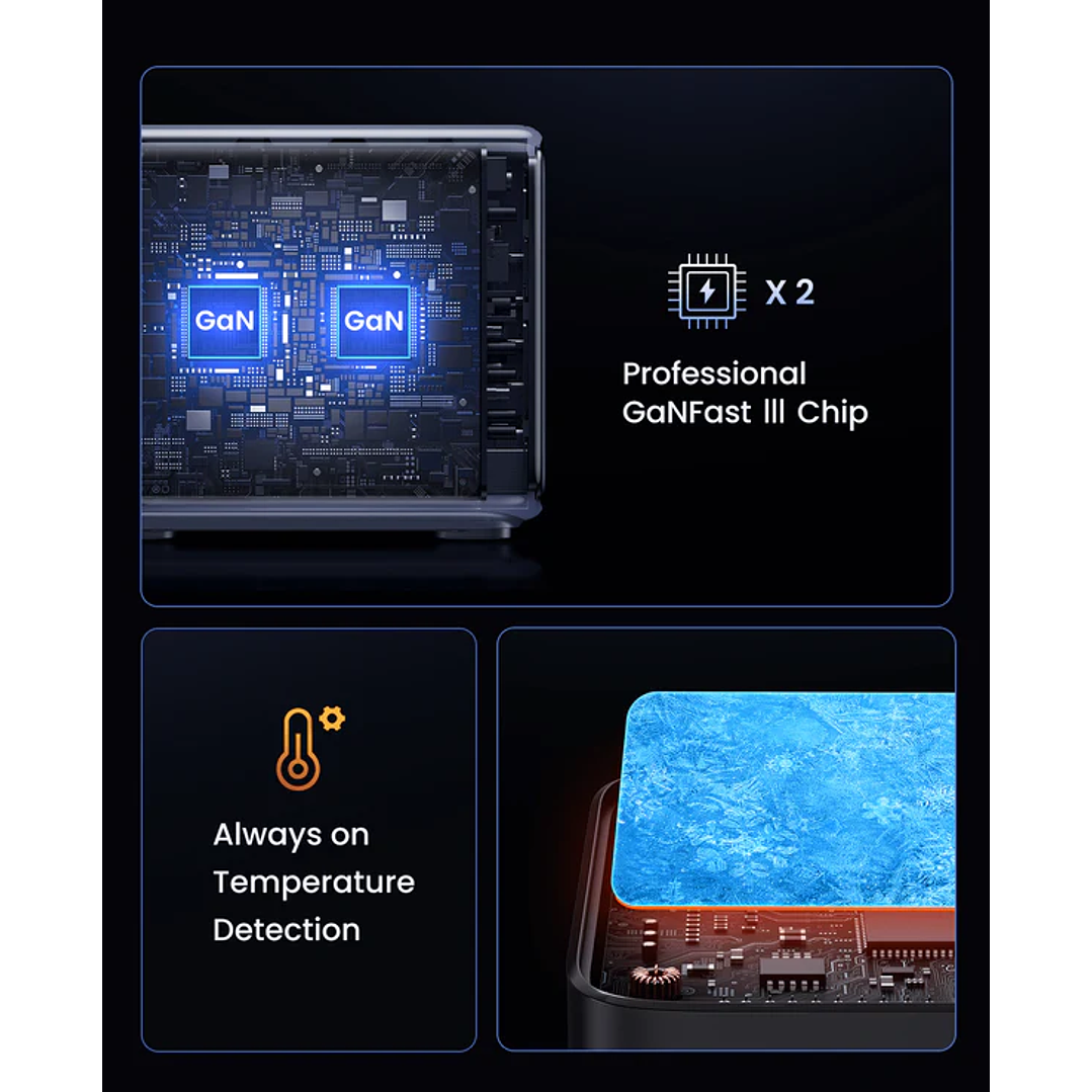 UGREEN Nexode 300W 5-Port GaN Fast Charger 8