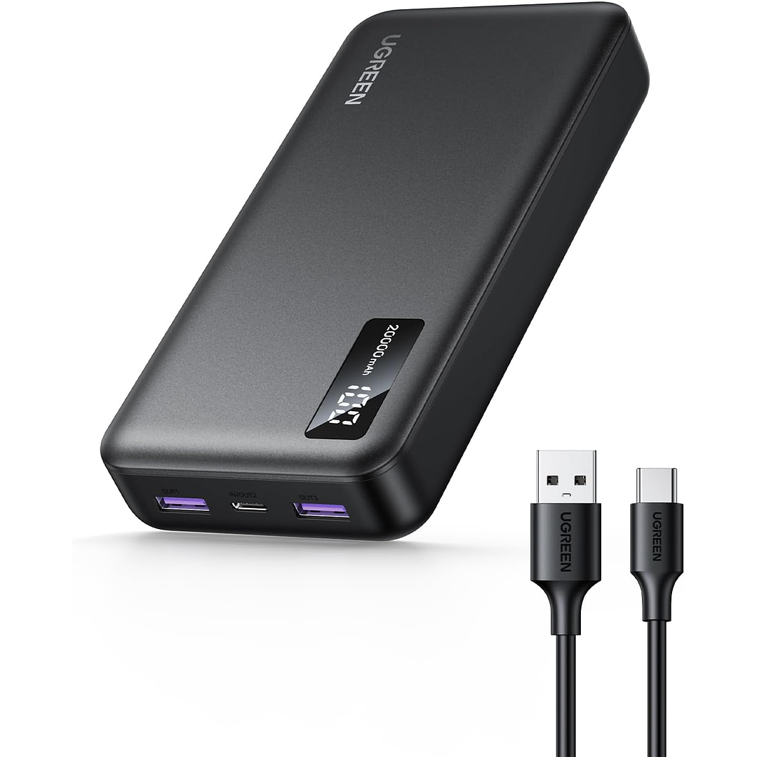 UGREEN Power Bank Portátil  20000mAh -22.5W PD 3.0 Fast Charging Battery 1