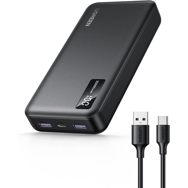UGREEN Power Bank Portátil  20000mAh -22.5W PD 3.0 Fast Charging Battery 1