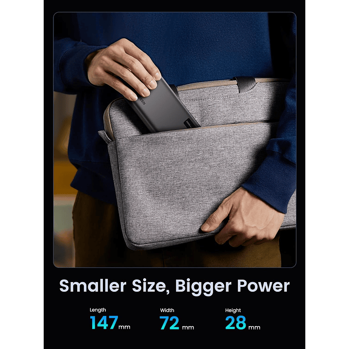 UGREEN Power Bank Portátil  20000mAh -22.5W PD 3.0 Fast Charging Battery 9
