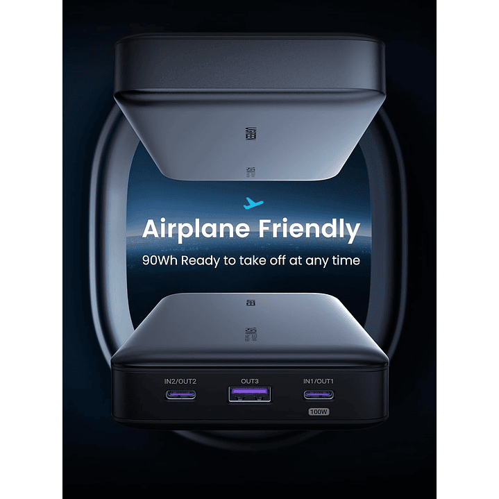 UGREEN 145W 25000mAh for Laptop-3 Ports Power Bank 5