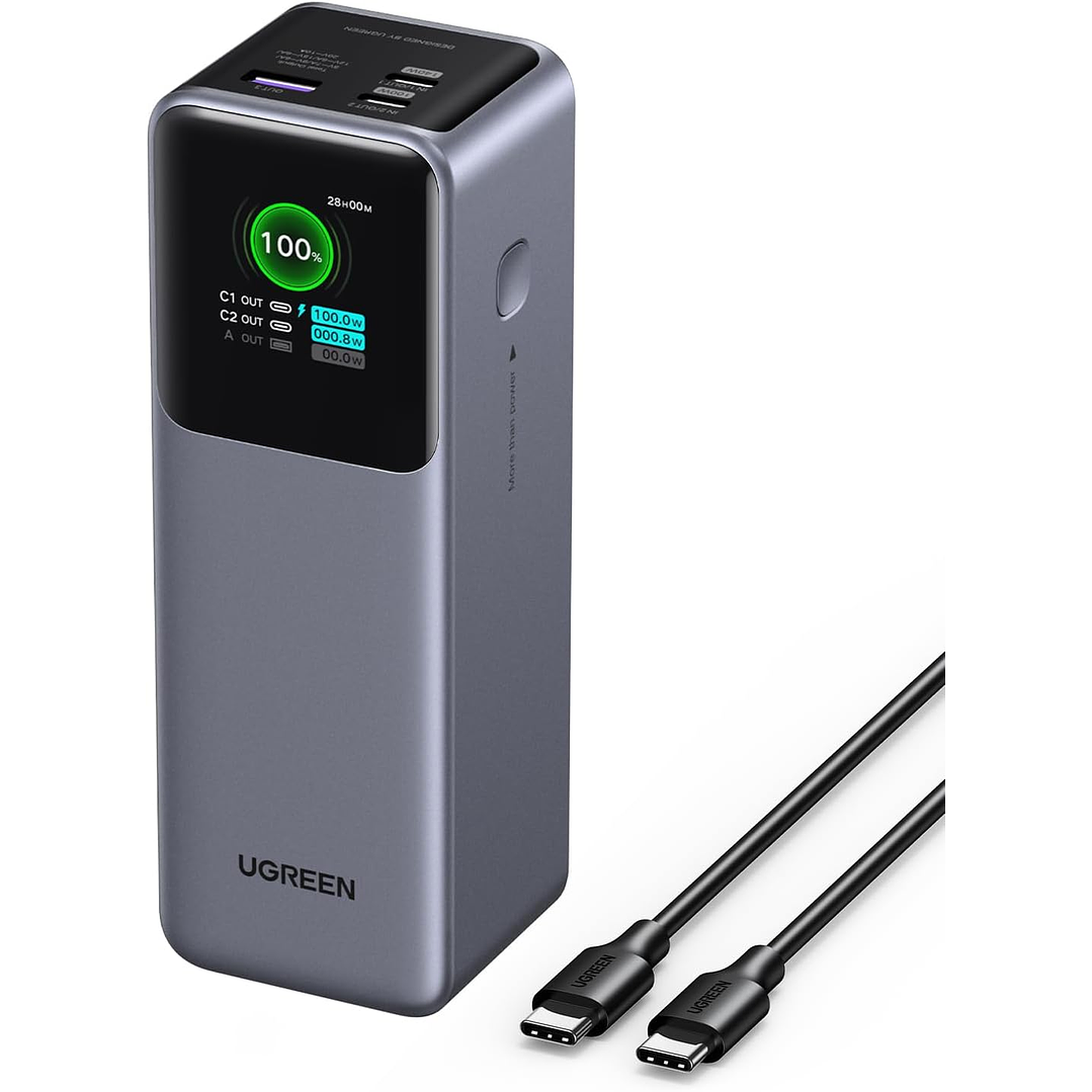 UGREEN Nexode Power Bank 25000mAh 200W with Smart Digital Display 1
