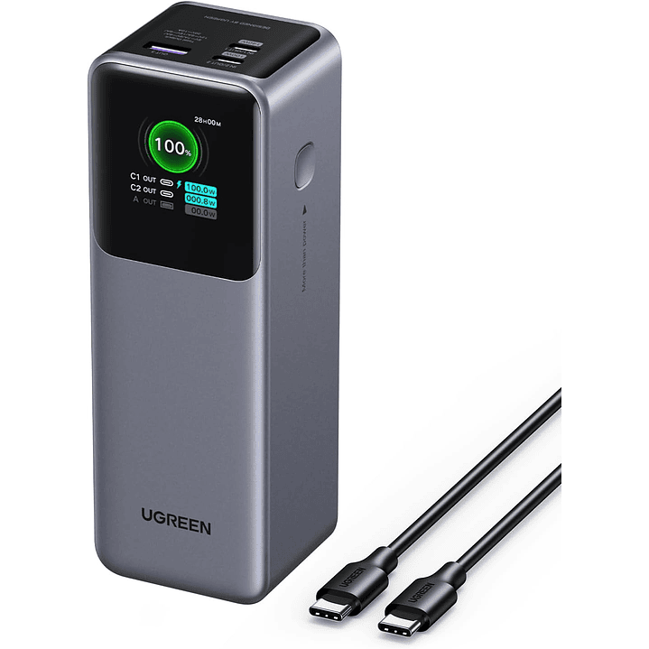 UGREEN Nexode Power Bank 25000mAh 200W with Smart Digital Display 1