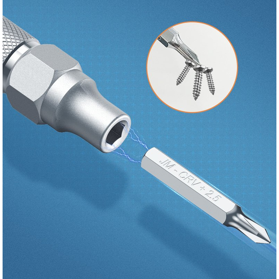 UGREEN Conjunto de chave de fenda de liga de alumínio 38 em 1 8