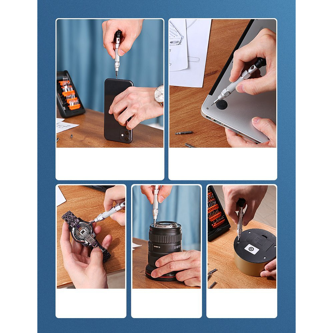 UGREEN Conjunto de chave de fenda de liga de alumínio 38 em 1 11