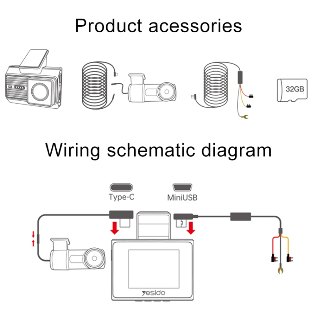Yesido KM15 Dash Cam (4K) 10