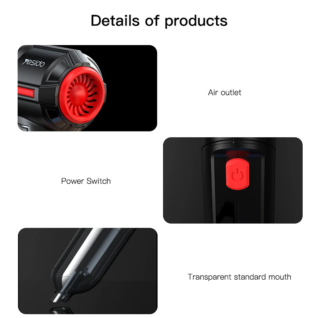 Yesido Portable Mini Vacuum Cleaner VC03 11