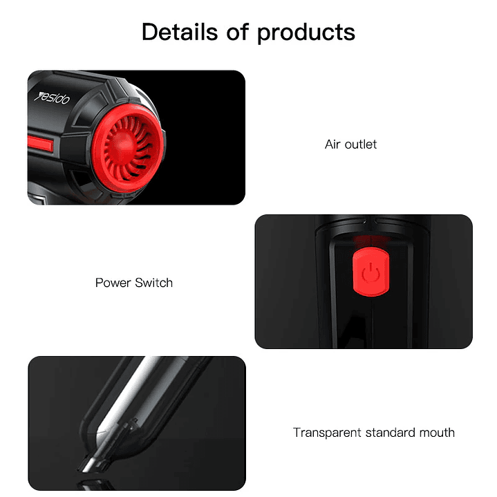 Yesido Portable Mini Vacuum Cleaner VC03 11