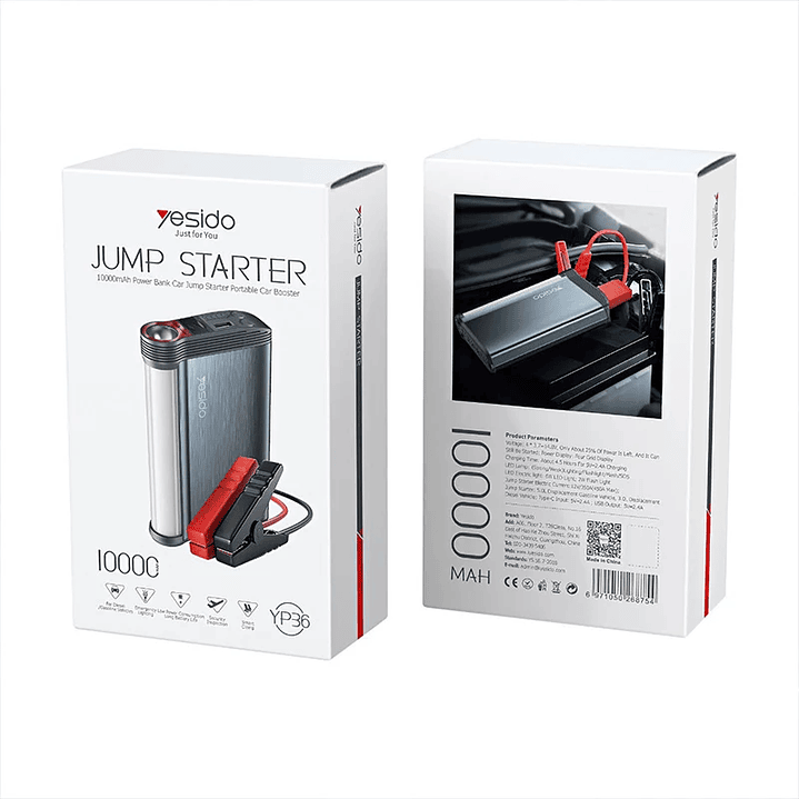 Yesido YP36 Jump Starter 10000mAH Power Bank Car 13