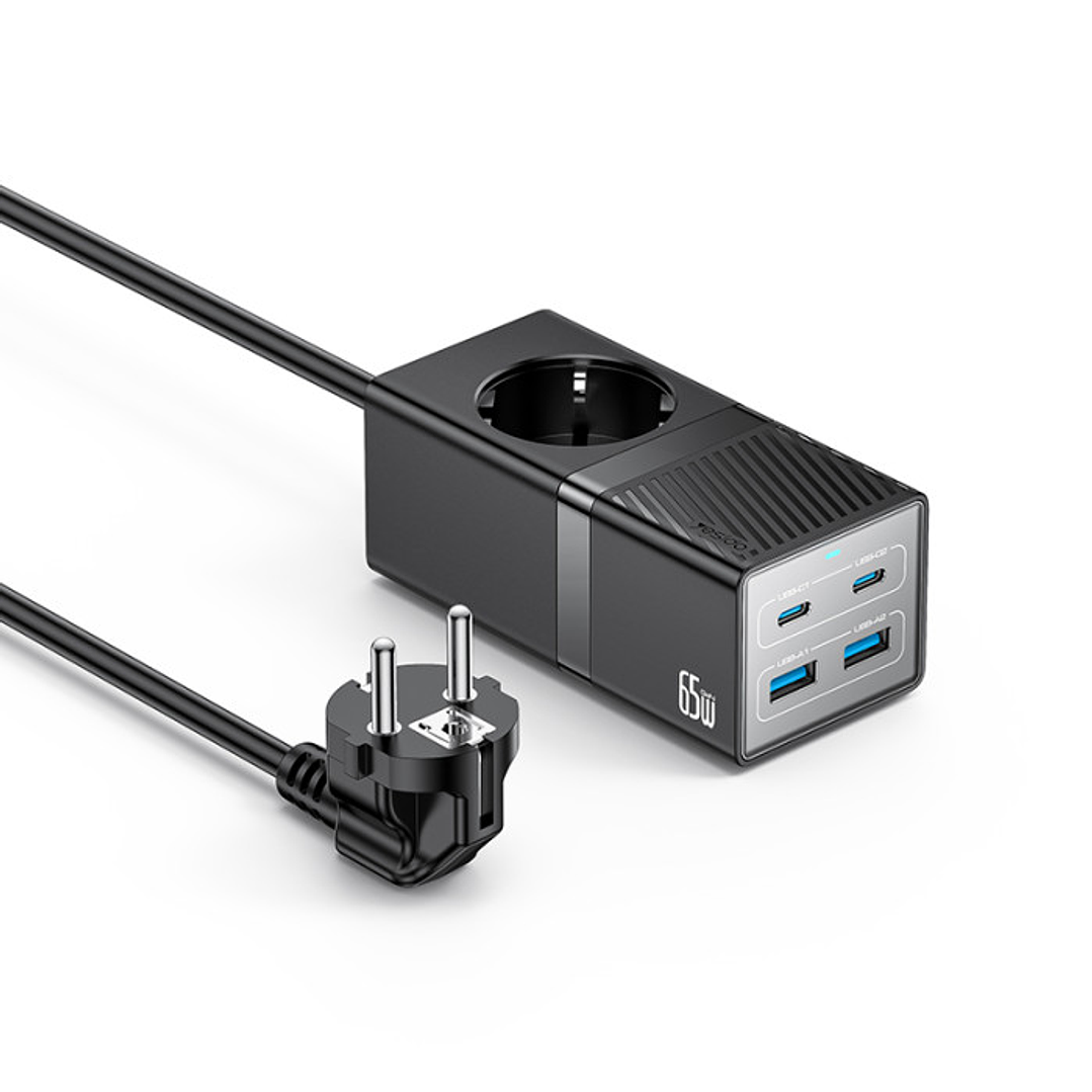Yesido MC36 EU 65W Power Strip 1.5M 1
