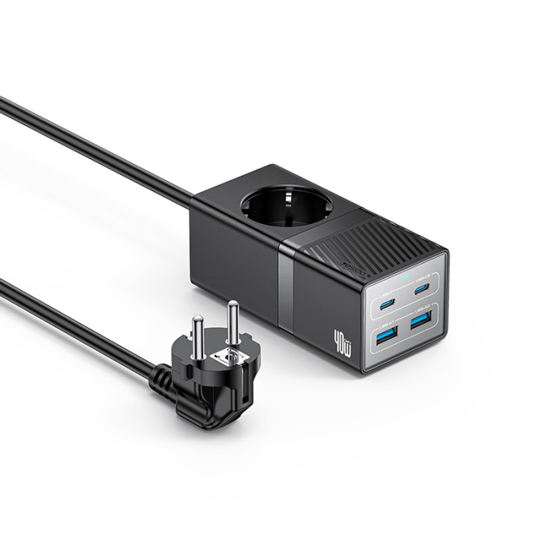 Yesido MC35 EU 40W Power Strip 1.5M 1