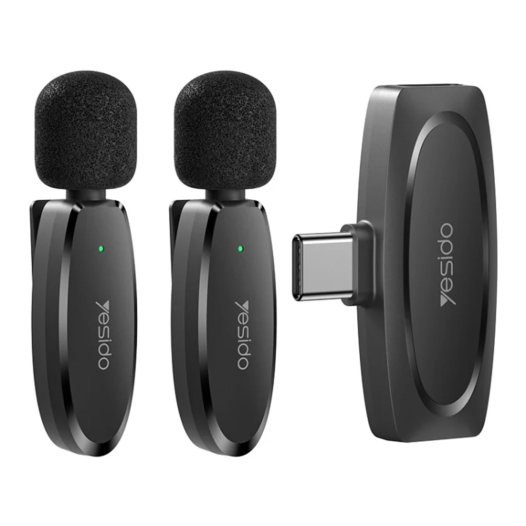Yesido KR13 Double Wireless Microphone USB Type-C 1