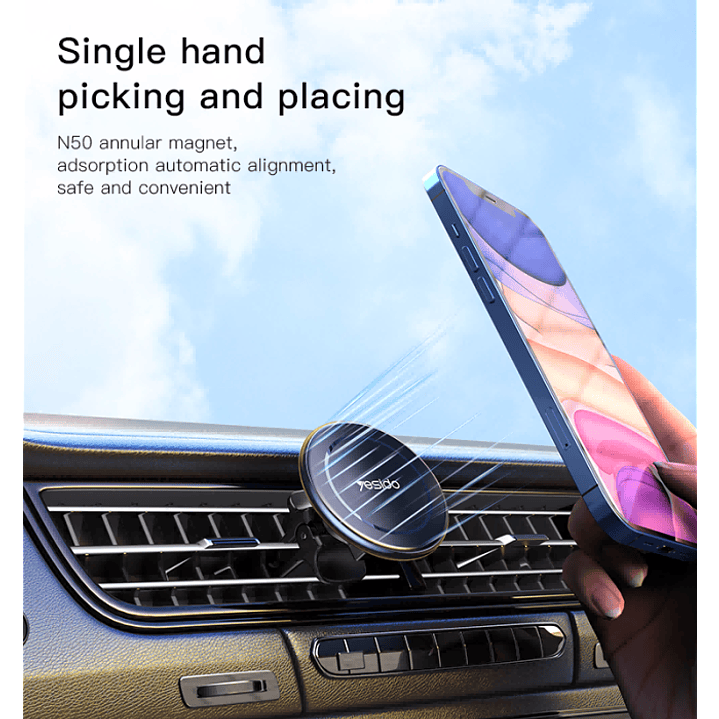 Yesido C126 Attach Magnetic Suction Bracket  3