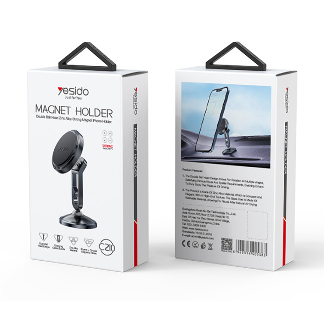 Yesido C210 Double Ball Magnetic Car Holder 5