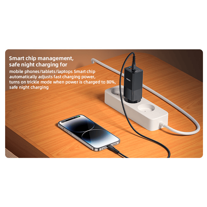 Yesido YC73 A+C 65W Home Charger  4
